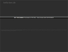 Tablet Screenshot of bella-ben.de